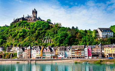Cochem with the imperial Castle